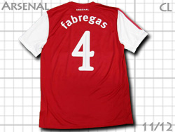 Arsenal 2011-2012 Home 125-year #4 fabregas　アーセナル　ホーム　125周年 セスク・ファブレガス　チャンピオンズリーグ　423980