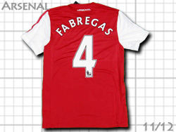 Arsenal 2011-2012 Home 125-year #4 FABREGAS　アーセナル　ホーム　125周年　セスク・ファブレガス　423980
