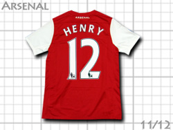 Arsenal 2011-2012 Home 125-year #12 HENRY Kids　アーセナル　ホーム　125周年　ティエリ・アンリ　ジュニア　424005