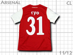 Arsenal 2011-2012 Home 125-year Boys #31 ryo　アーセナル　ホーム　ジュニア用　125周年　宮市亮　チャンピオンズリーグ　424005