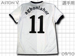 Aston Villa 2009-2010 Away Players' Issued #11 AGBONLAHOR　アストンヴィラ　アウェイ　選手支給　アグボンラホール