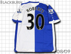 Blackburn 2008-2009 Home　#30 ROBERTS　ブラックバーン　ホーム　ロバーツ