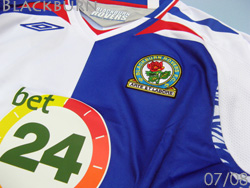 Blackburn Rovers 2007-2008 Home　ブラックバーン・ローバーズ　ホーム