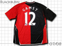 Blackburn Rovers 2007-2008 Away #12 GAMST PEDERSEN　ブラックバーン・ローバーズ　アウェイ　ガムスト・ペデルセン