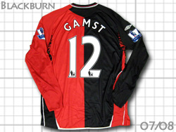 Blackburn Rovers 2007-2008 Away #12 GAMST PEDERSEN　ブラックバーン・ローバーズ　アウェイ　ガムスト・ペデルセン