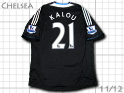 Chelsea 2011/2012 Away　adidas #21 KALOU　チェルシー　アウェイ　カルー　アディダス