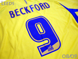 Leeds United 2008-2009 Away #9 BECKFORD@[YEiCebh@AEFC@xbNtH[h