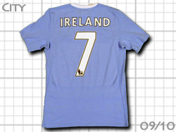 Manchester City 2009-2010 Home #7 IRELAND@}`FX^[VeB@z[@ACh