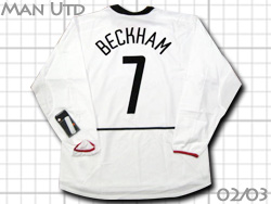 Manchester United 2002-2003-2004 Away #7 BECKHAM ベッカム　マンチェスターユナイテッド　アウェイ　チャンピオンズリーグ
