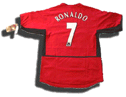 Manchester United 2002-2004 Home　マンチェスター・ユナイテッド Ronaldo ロナウド