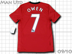 Manchester United 2009-2010 Home #7 OWEN　マンチェスターユナイテッド　ホーム　マイケル・オーウェン