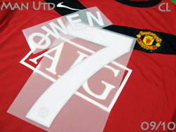 Manchester United 2009-2010 Home CL #7 OWEN　マンチェスターユナイテッド　ホーム　オーウェン　チャンピオンズリーグ
