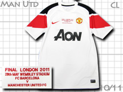 Manchester United 2011 Champions League Final vs Barcelona Away　マンチェスターユナイテッド　CL決勝　アウェイ