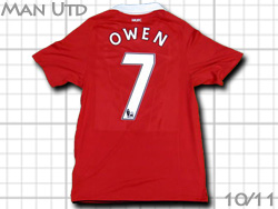 Manchester United 2010-2011 Home #7 OWEN　マンチェスターユナイテッド　ホーム マイケル・オーウェン