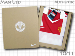 Manchester United Home Authentic 2010-2011 Box　マンチェスターユナイテッド　オーセンティック　ホーム　ボックス入り
