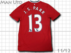 Manchester United NIKE Home 2011-2012  #13 J.S. PARK　マンチェスターユナイテッド　ホーム　朴智星　ナイキ　423932