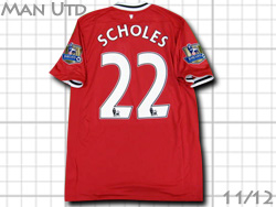 Manchester United NIKE Home 2011-2012  #22 SCHOLES　マンチェスターユナイテッド　ホーム　ポール・スコールズ　ナイキ　423932