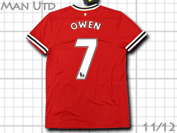 Manchester United NIKE Home 2011-2012  #7 OWEN　マンチェスターユナイテッド　ホーム　マイケル･オーウェン　ナイキ　423932