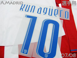 Atletico de Madrid 07/08 Home UEFA cup Players' model #10 KUN AGUERO Nike@Ag`RE}h[h@UEFAt@Ipf@z[@ZqIENEAOG@@242363