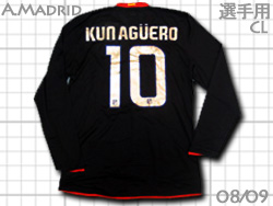Atletico Madrid CL Away #10 KUN AGUERO Players' Issued　アトレチコマドリード　アウェイ　クン・アグエロ　選手仕様　チャンピオンズリーグ