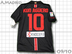 Atletico de Madrid 2009-2010 Away #10 KUN AGUERO　アトレチコ・マドリード　アウェイ　セルヒオ・クン・アグエロ