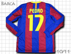 FC Barcelona 2010-2011 Home #17　PEDRO　バルセロナ　ホーム　ペドロ　バルサ