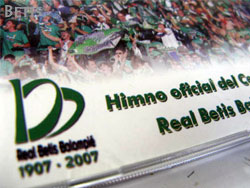 Himno oficial del centenario Real Betis Balompie　レアル・ベティス　イムノ　CD