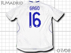 real madrid 2007-2008 home gago