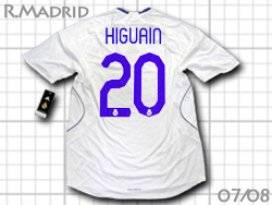real madrid 2007-2008 home higuain