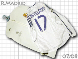 real madrid 2007-2008 home CL v.NISTELROOY