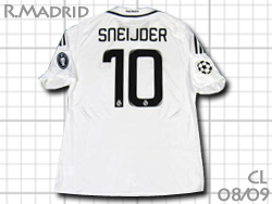 Real Madrid 2008-2009 レアル･マドリード SNEIJDER スナイデル CL