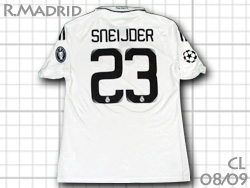 Real Madrid 2008-2009 レアル･マドリード SNEIJDER スナイデル CL