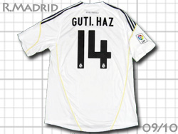 Real Madrid 2009-2010 Home #14 Guti. HAZ　レアルマドリード　ホーム　グティ