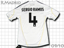 Real Madrid 2009-2010 Home #4 SERGIO RAMOS　レアルマドリード　ホーム　セルヒオ・ラモス