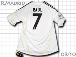 Real Madrid 2009-2010 Home #7 RAUL　レアルマドリード　ホーム　ラウル