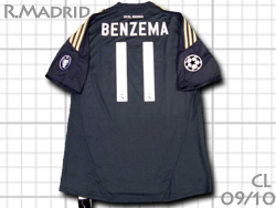 Real Madrid 2009-2010 3rd #11 BENZEMA　レアルマドリード　サード　カリム・ベンゼマ