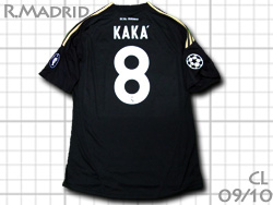 Real Madrid 2009/2010 3rd Champions league #8 KAKA' adidas　レアルマドリード　サード　カカ　チャンピオンズリーグ　アディダス