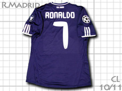 Real Madrid 2010-2011 3rd CL #7 RONALDO　レアルマドリード　サード　クリスチアーノ・ロナウド　チャンピオンズリーグ