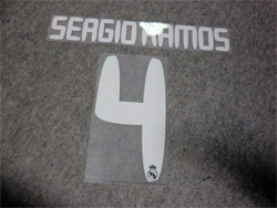 Real Madrid 2010-2011 Away #4 SERGIO RAMOS　レアルマドリード　アウェイ　セルヒオ・ラモス