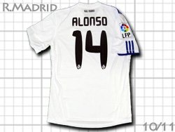 Real Madrid 2010-2011 Home #14 ALONSO　レアルマドリード　ホーム　【14番】　シャビ・アロンソ