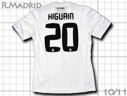 Real Madrid 2010-2011 Home #20 HIGUAIN　レアルマドリード　ホーム　ゴンサロ・イグアイン