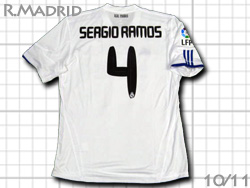 Real Madrid 2010-2011 Home #4 SERGIO RAMOS　レアルマドリード　ホーム　セルヒオ・ラモス