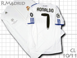 Real Madrid 2010-2011 Home CL #7 RONALDO　レアルマドリード　ホーム　クリスチアーノ・ロナウド　チャンピオンズリーグ