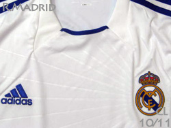 Real Madrid 2010-2011 Home UEFA Champions league　レアルマドリード　ホーム　アディダス　チャンピオンズリーグ用