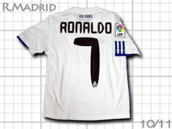 Real Madrid 2010-2011 Home #7 RONALDO　レアルマドリード　ホーム　アディダス ジュニア用　クリスチアーノ・ロナウド