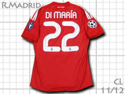 Real Madrid 2011-2012 3rd Champions League #22 DI MARIA' adidas　レアルマドリード　サード　チャンピオンズリーグ　ディマリア　アディダス　v13597