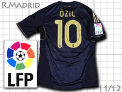 Real Madrid 2011-2012 Away #10 OZIL adidas　レアルマドリード　アウェイ　エジル　アディダス v13642