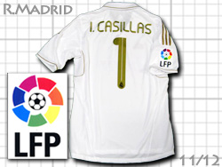 Real Madrid 2011-2012 Home #1 I. CASILLAS adidas　レアルマドリード　ホーム　イケル・カシージャス　アディダス