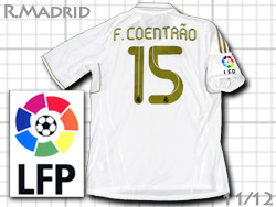 Real Madrid 2011-2012 Home #15 F.COENTRAO adidas　レアルマドリード　ホーム　コエントロン　アディダス