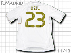 Real Madrid 2011-2012 Home #23 OZIL adidas　レアルマドリード　ホーム　エジル　アディダス